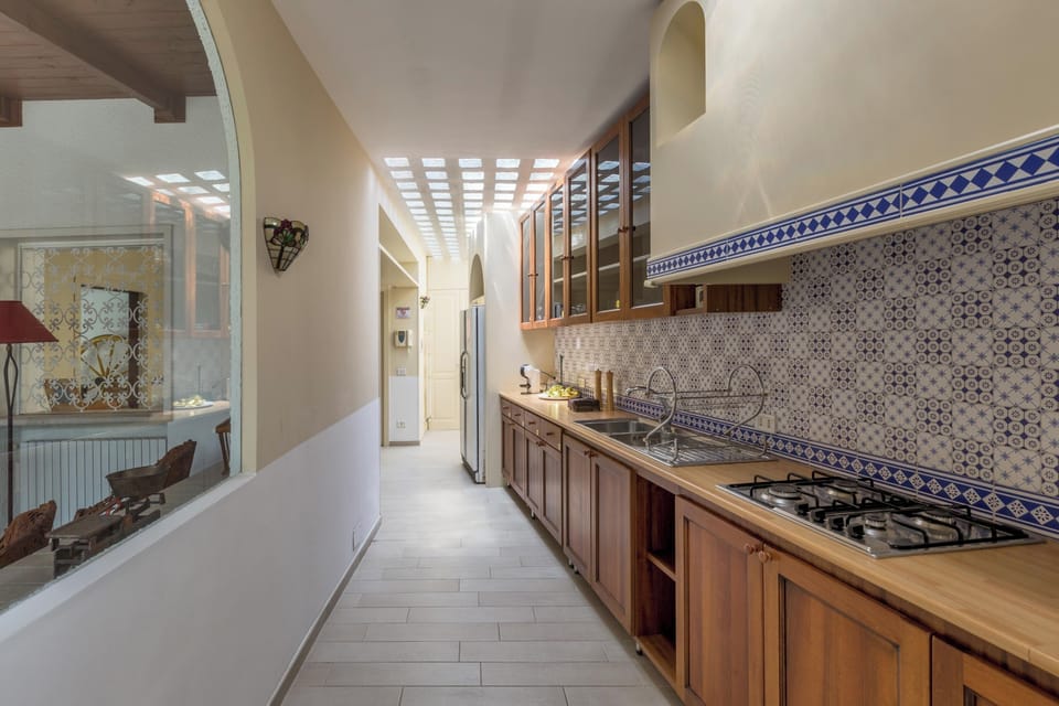 Villa | Private kitchen | Espresso maker, electric kettle