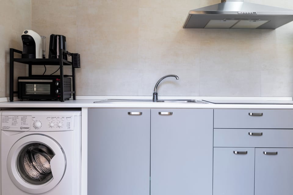 Apartment | Private kitchen | Fridge, oven, stovetop, espresso maker