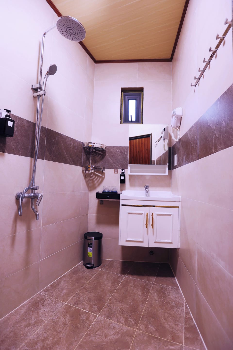 Superior Studio, Hill View | Bathroom | Shower, rainfall showerhead, designer toiletries, hair dryer
