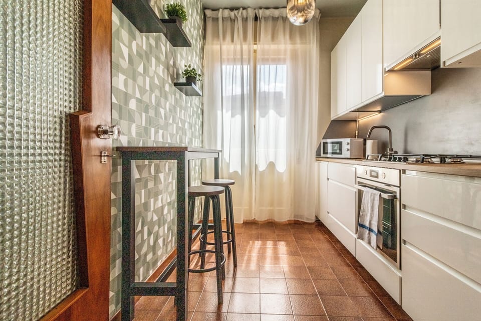 Apartment | Private kitchen | Fridge, microwave, oven, dishwasher