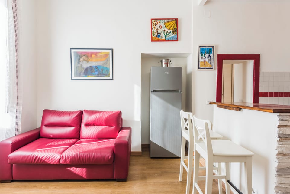 Apartment, 2 Bedrooms | Living area | 35-inch TV with digital channels