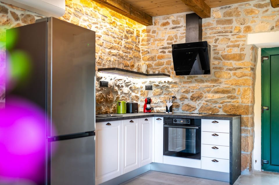 Villa | Private kitchen | Fridge, oven, stovetop, dishwasher