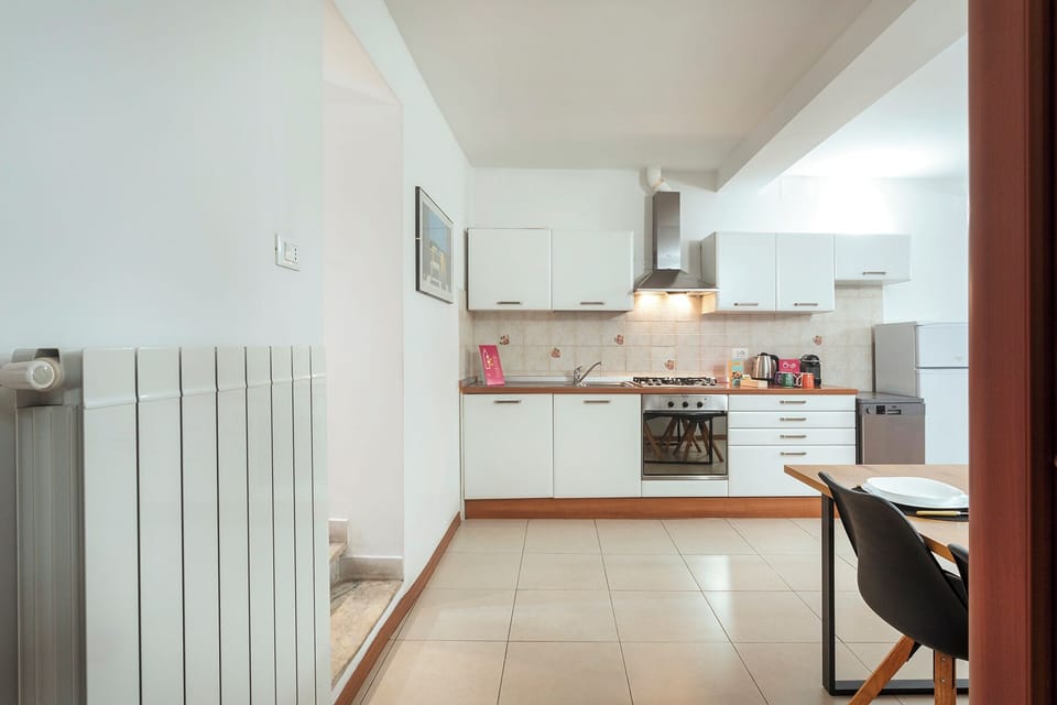 Apartment | Private kitchen | Full-size fridge, oven, stovetop, dishwasher