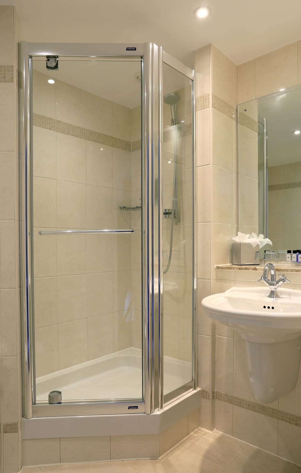 Free toiletries, hair dryer, slippers, towels