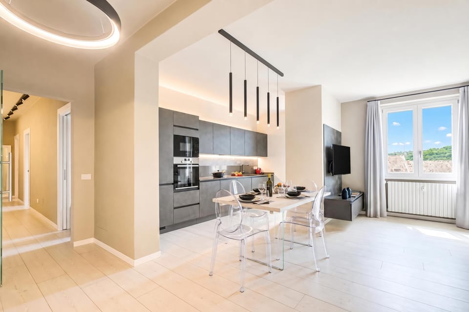 Standard Apartment, 2 Bedrooms, Microwave (Viktor Salò | 100m from Lake &) | Dining