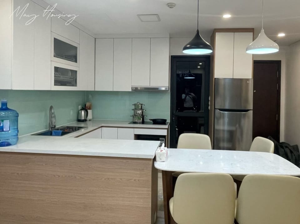 Standard Apartment, Balcony, City View | Private kitchen | Full-size fridge, oven, stovetop, rice cooker