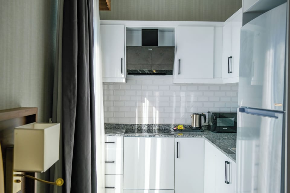 Standard Room, 1 King Bed with Sofa bed | Private kitchen | Mini-fridge, microwave, oven, stovetop
