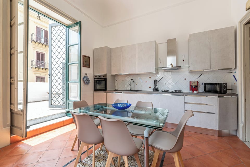 Apartment | Private kitchen | Espresso maker, electric kettle