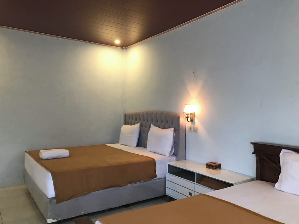 Family Twin Room, Garden View | Hypo-allergenic bedding available, desk, laptop workspace, WiFi (free)