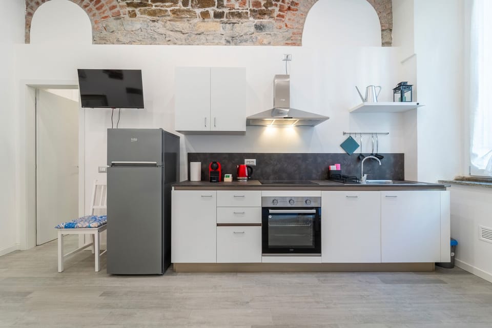 Apartment | Private kitchen | Fridge, oven, stovetop, dishwasher