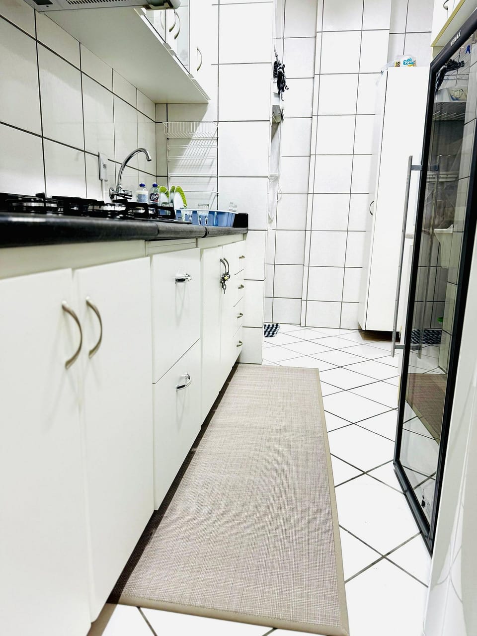 Family Apartment | Private kitchen | Cookware/dishes/utensils, dining tables