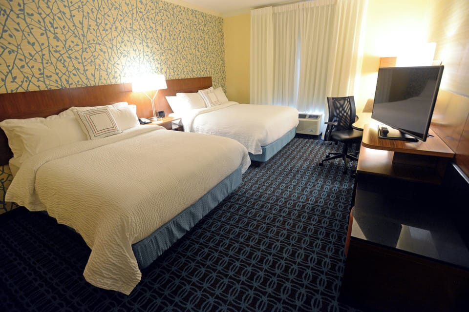 In-room safe, desk, laptop workspace, iron/ironing board