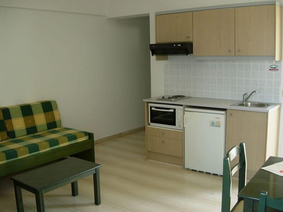 Apartment, 1 Bedroom | Private kitchenette | Fridge, stovetop, coffee/tea maker, electric kettle