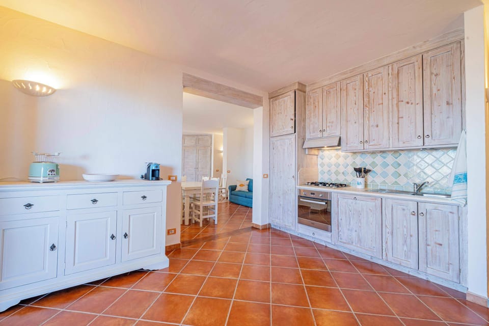 Apartment, Sea View | Private kitchen | Fridge, oven, stovetop, dishwasher