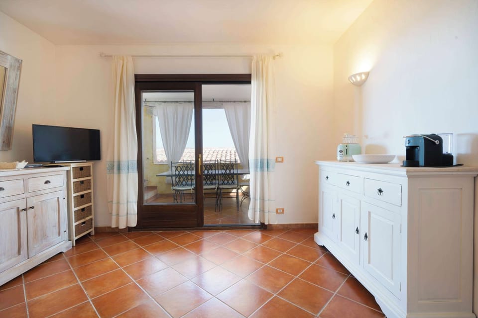 Apartment, Sea View | Private kitchen | Fridge, oven, stovetop, dishwasher