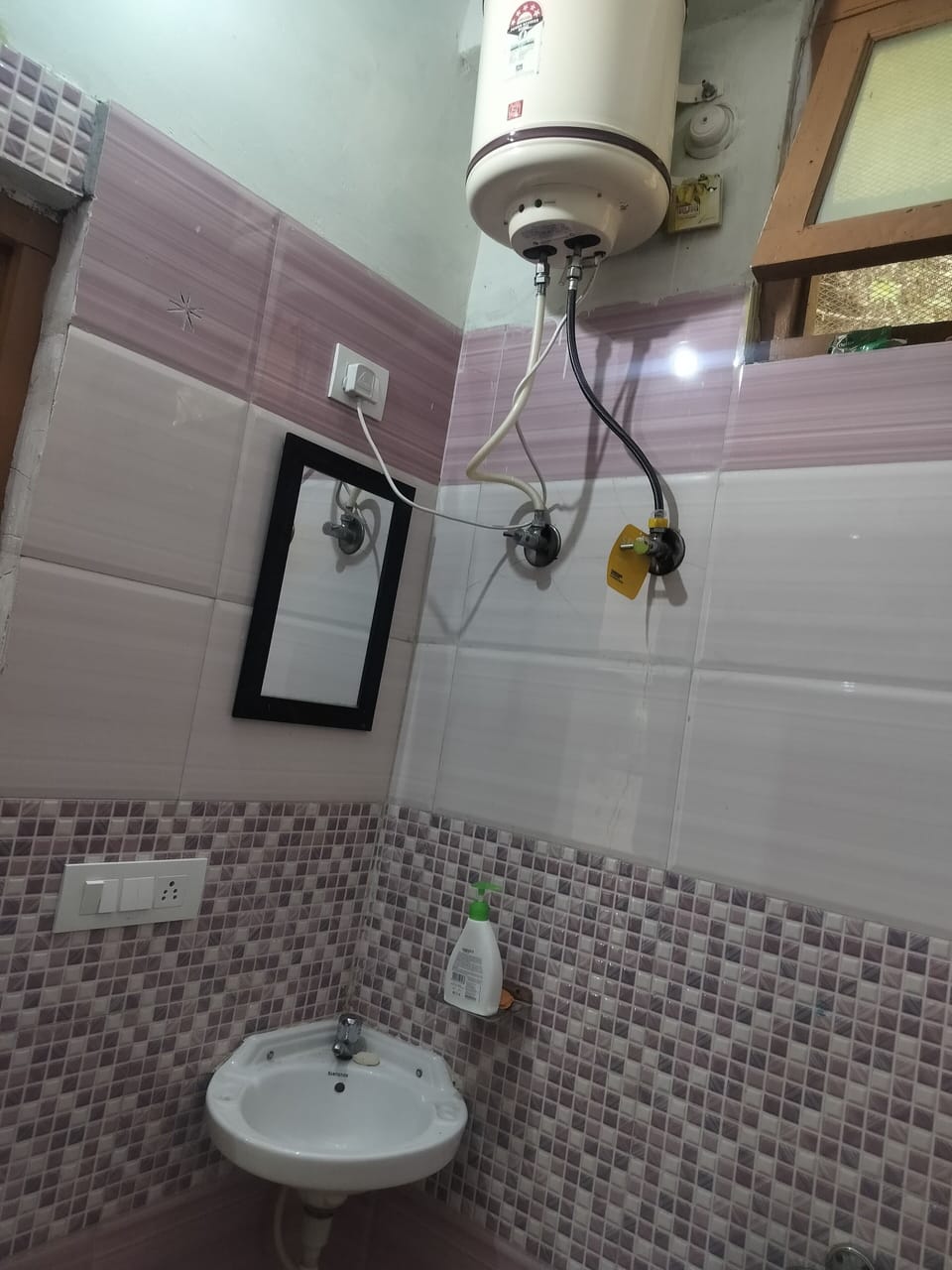 Hair dryer, slippers