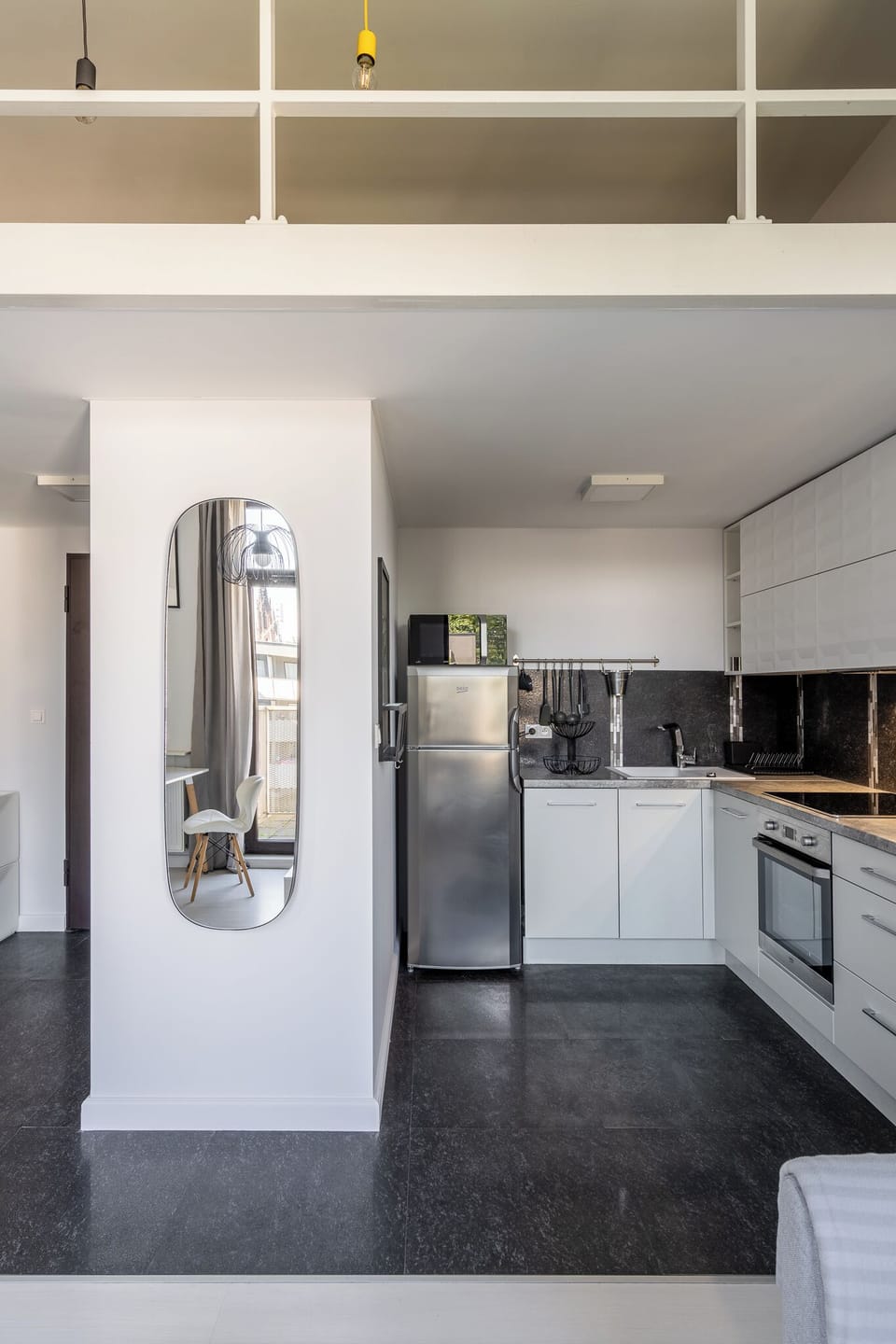 Apartment, Balcony | Private kitchenette | Fridge, stovetop, electric kettle