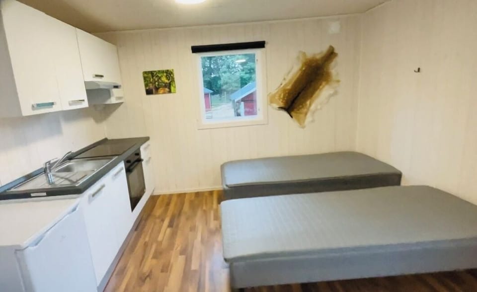 Cabin, Non Smoking | Private kitchen | Fridge, oven, stovetop, electric kettle