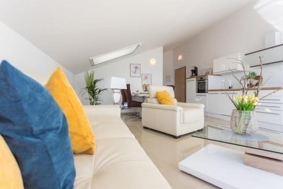 Apartment, 1 Bedroom | Living area | TV