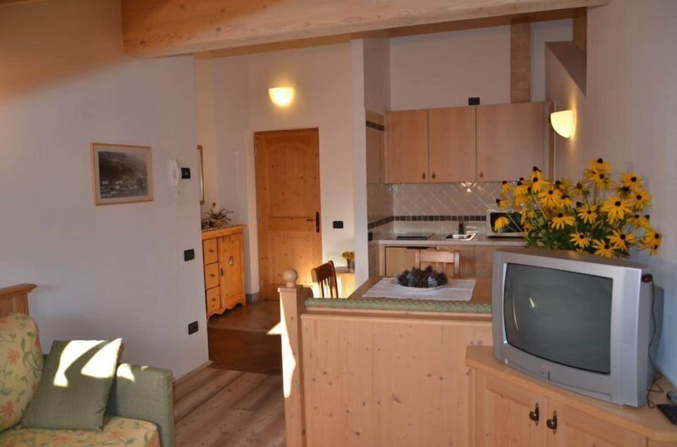 Apartment, 1 Bedroom (4 people) | Living room | Flat-screen TV