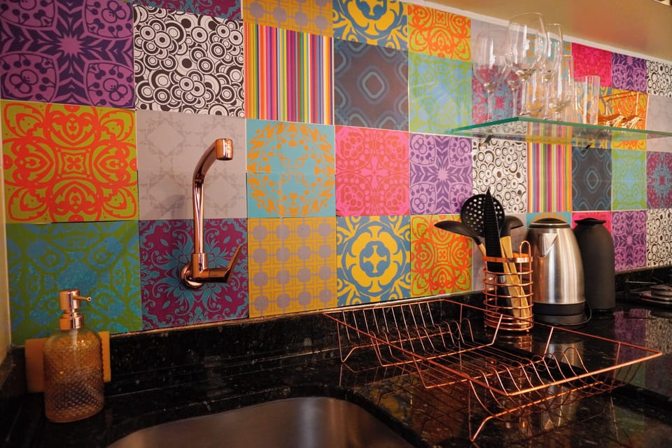 Deluxe Chalet, Kitchen | Private kitchen | Microwave