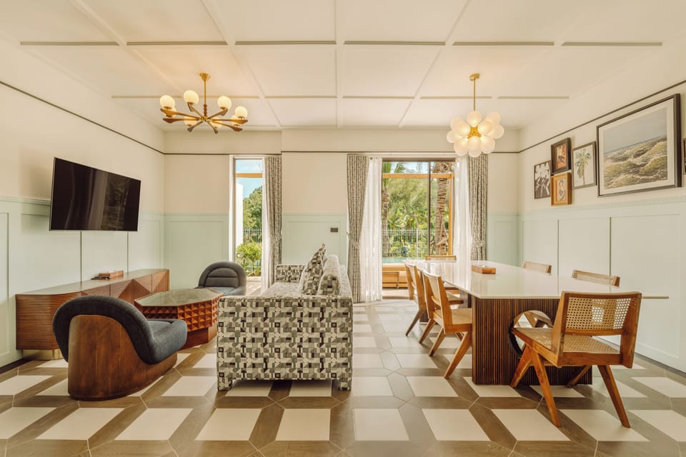 Sol Two-bedroom Lagoon Suite Villa (Up to 8) (Free Drop-off Airport Transfer) | In-room safe, laptop workspace, blackout drapes, iron/ironing board
