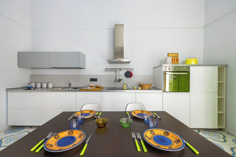 Apartment | Private kitchen | Fridge, oven, stovetop, coffee/tea maker