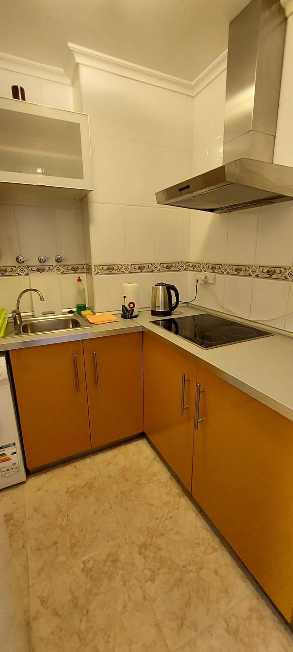 Apartment | Private kitchen | Fridge, microwave, oven, stovetop