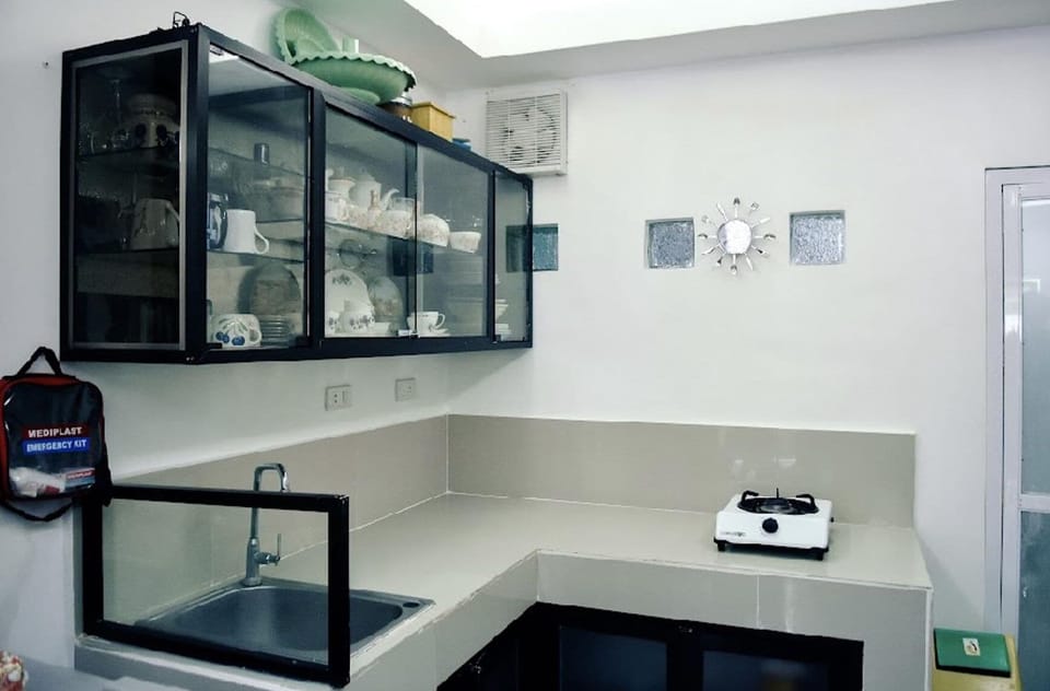 Apartment | Private kitchen | Fridge, electric kettle, cookware/dishes/utensils