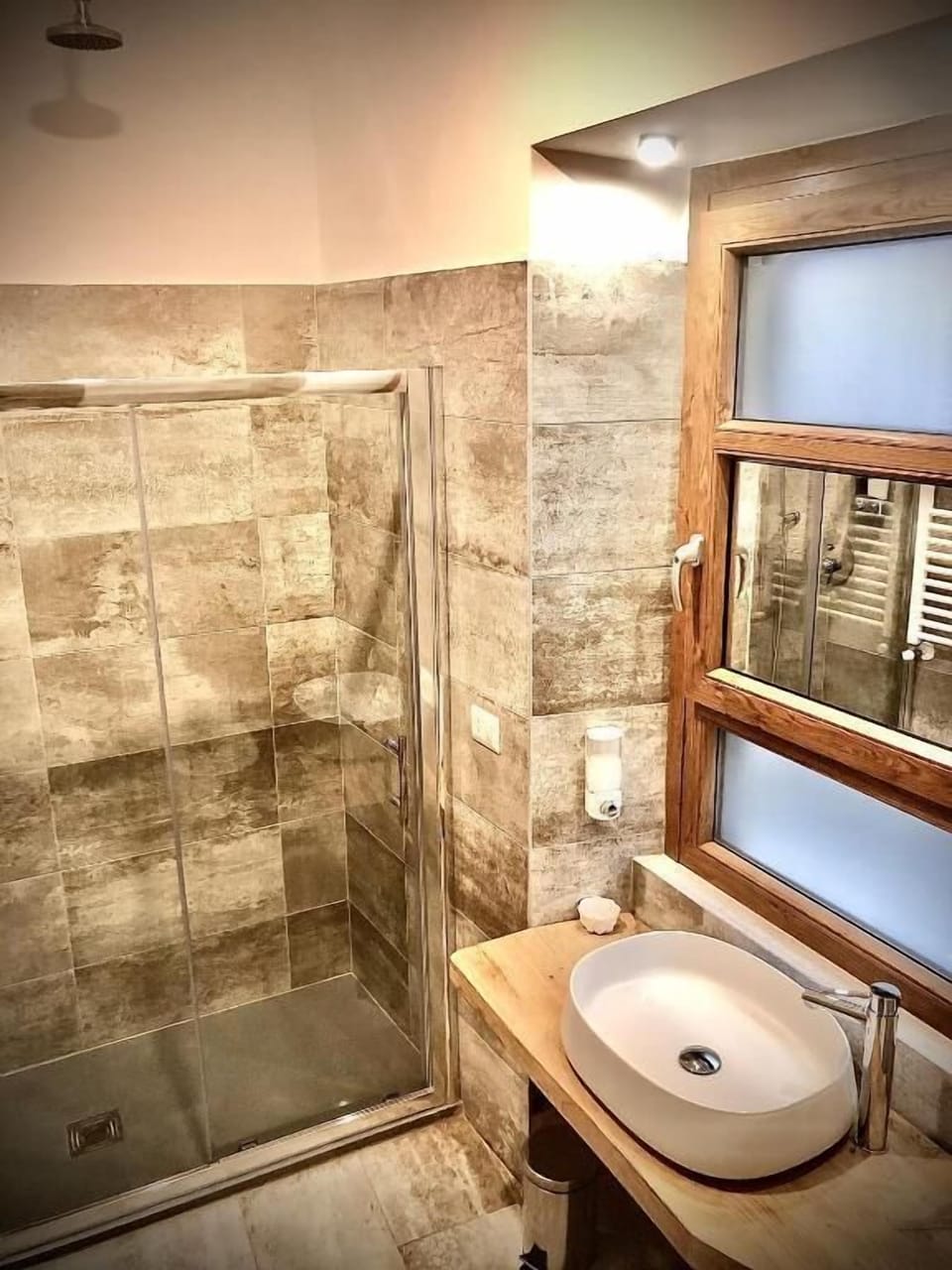 Hair dryer, bathrobes, bidet, towels