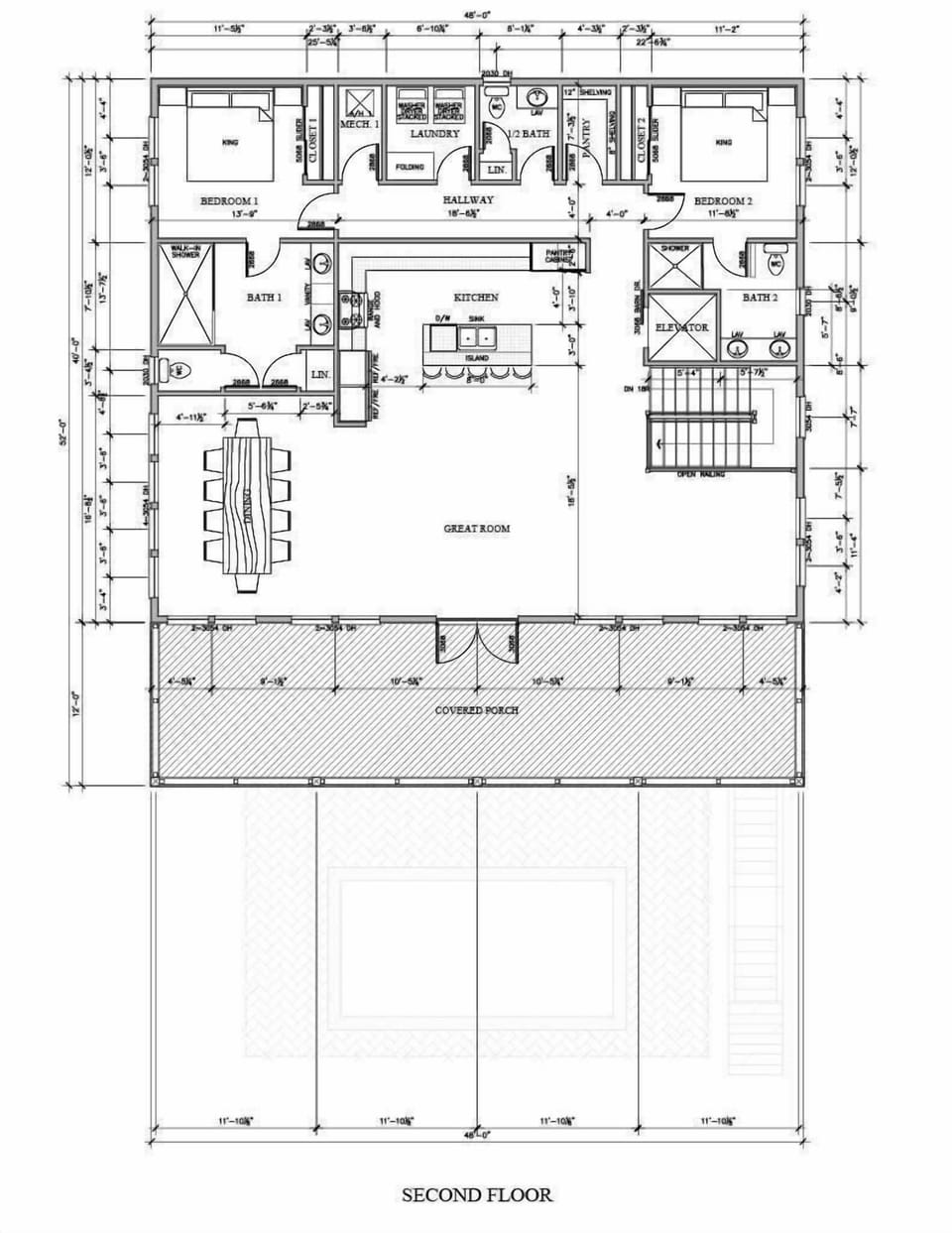 House, Multiple Beds (Sacajawea by the Sea) | Floor plan