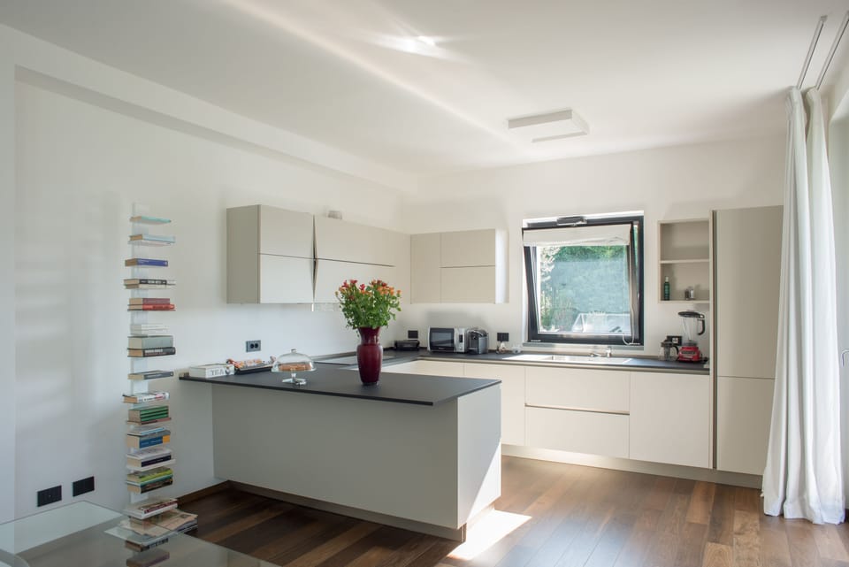Apartment | Private kitchen | Full-size fridge, microwave, oven, stovetop
