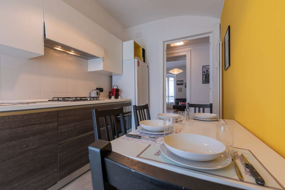 Apartment, Balcony | Private kitchen | Full-size fridge, microwave, oven, stovetop