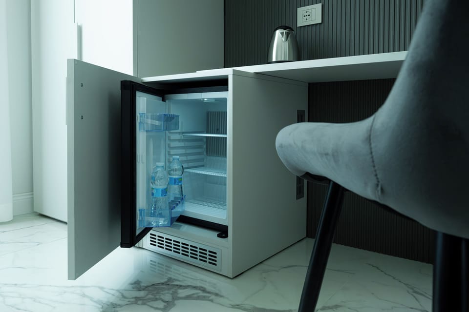 In-room safe, desk, laptop workspace, blackout drapes