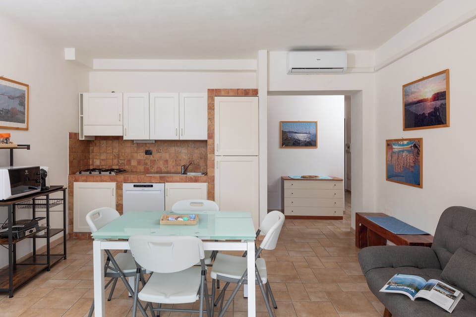 Apartment | Private kitchen | Fridge, microwave, stovetop, dishwasher