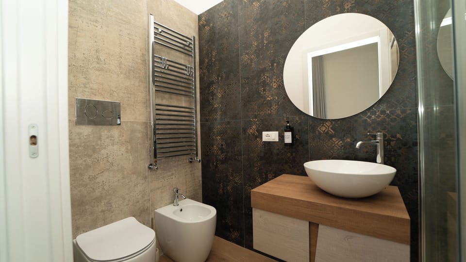 Shower, rainfall showerhead, hair dryer, bidet