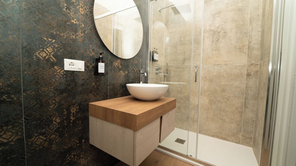 Shower, rainfall showerhead, hair dryer, bidet