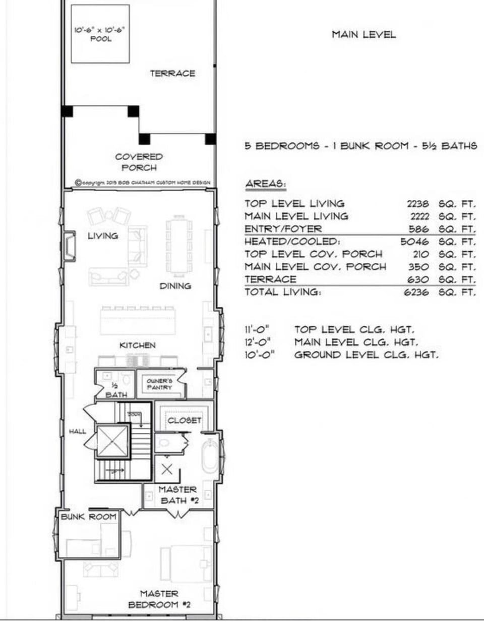 House, Multiple Beds (Searenity at Eleanor Beach) | Floor plan