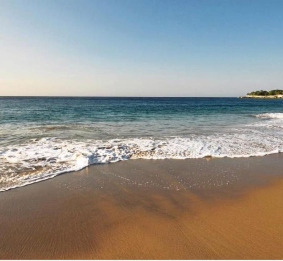 Private beach, beach bar