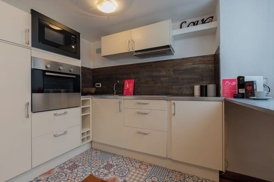 Apartment | Private kitchen | Espresso maker, electric kettle, toaster