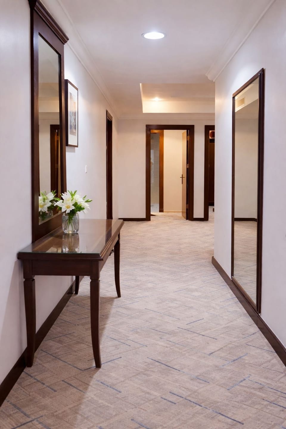 Two-Bedroom Deluxe Apartment | Living area | 40-inch Smart TV with cable channels