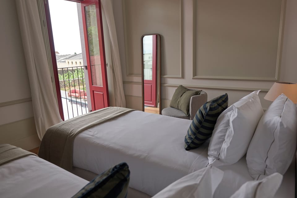 Deluxe Double or Twin Room, Pool View | Hypo-allergenic bedding, minibar, individually decorated
