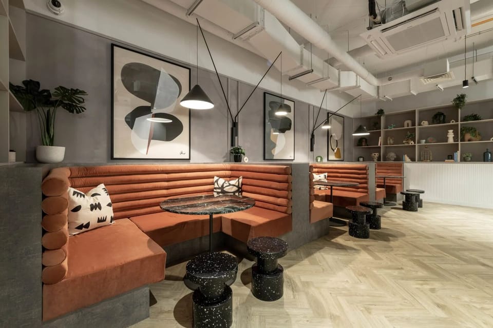 Lobby sitting area