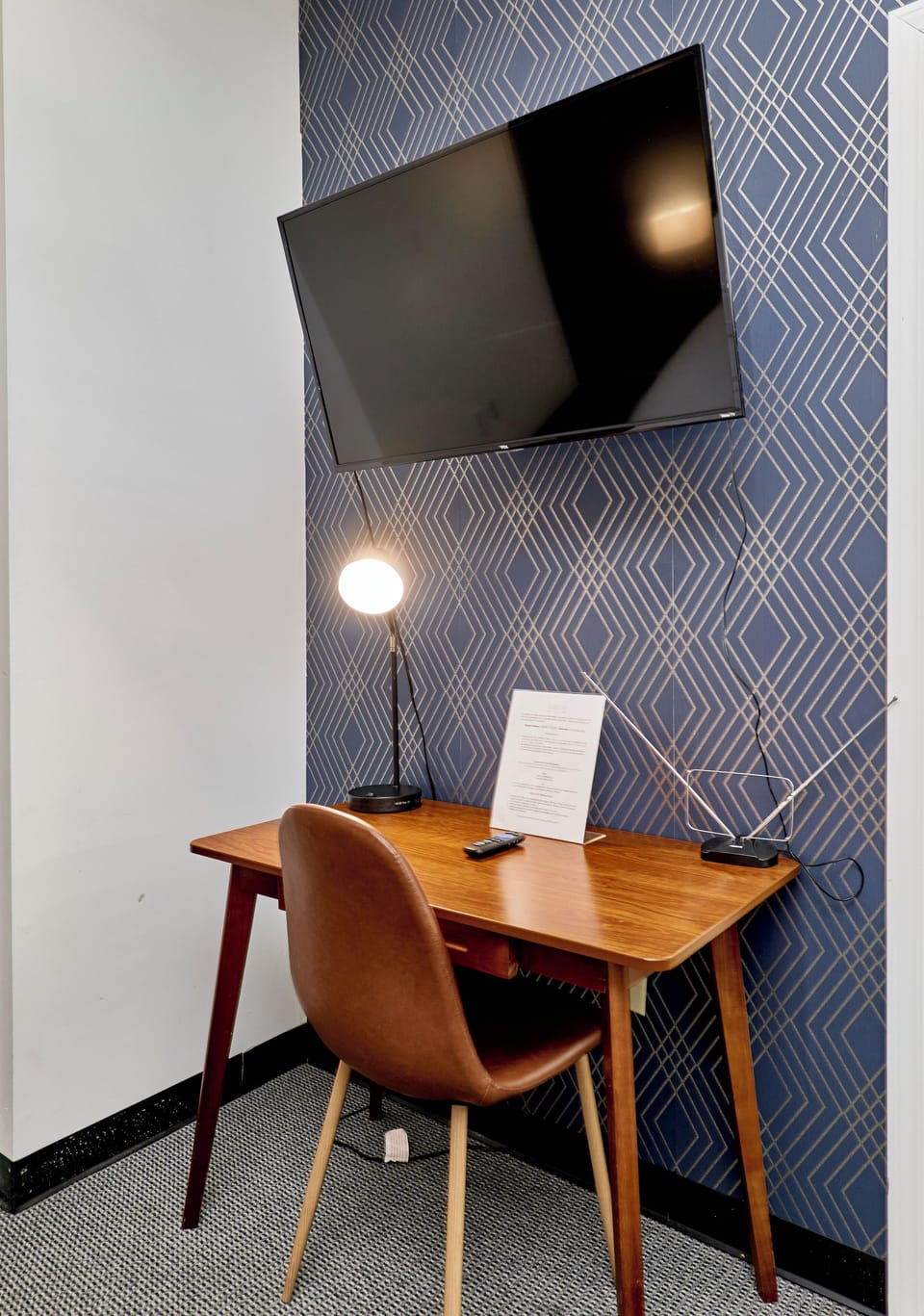 Design Room | Desk, laptop workspace, iron/ironing board, rollaway beds