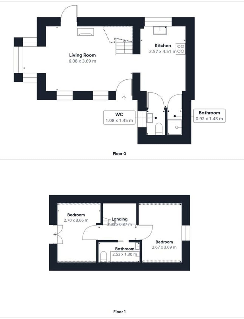 House | 2 bedrooms