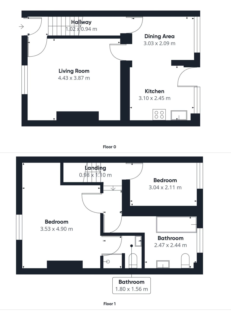 House | 2 bedrooms