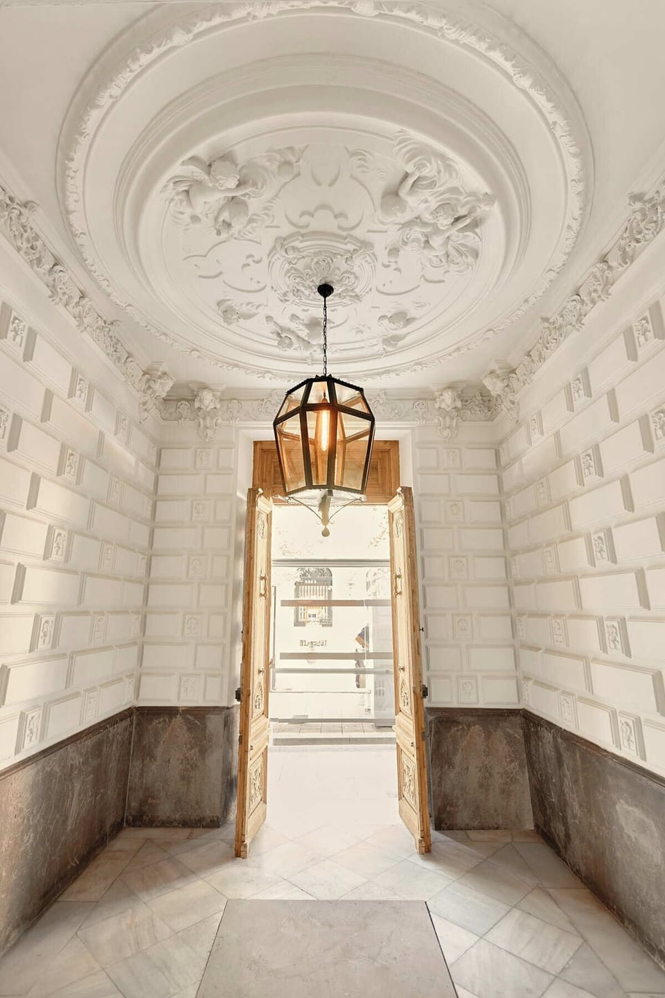 Interior entrance
