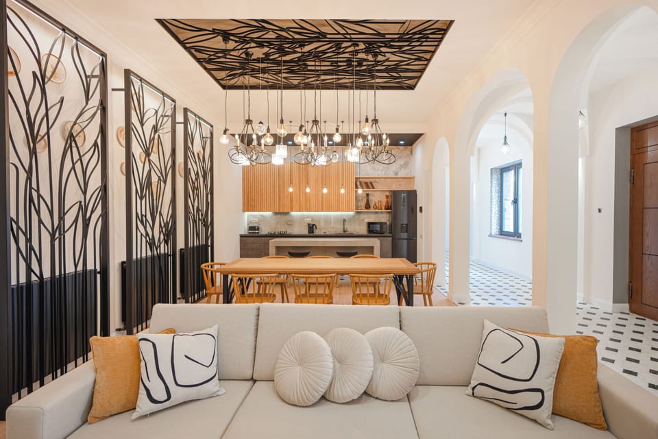 Design Villa, 6 Bedrooms, Non Smoking, Garden View | Living area | 32-cm Smart TV with cable channels, video-game console, toys