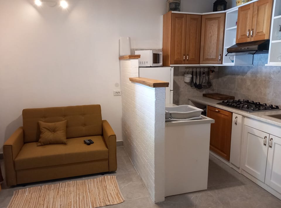 Apartment (Guest House Green Corner Supetarska D) | Living room | 32-inch flat-screen TV with satellite channels