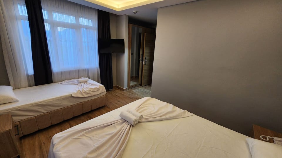 Family Twin Room, Balcony, Pool View | Desk, WiFi (free)